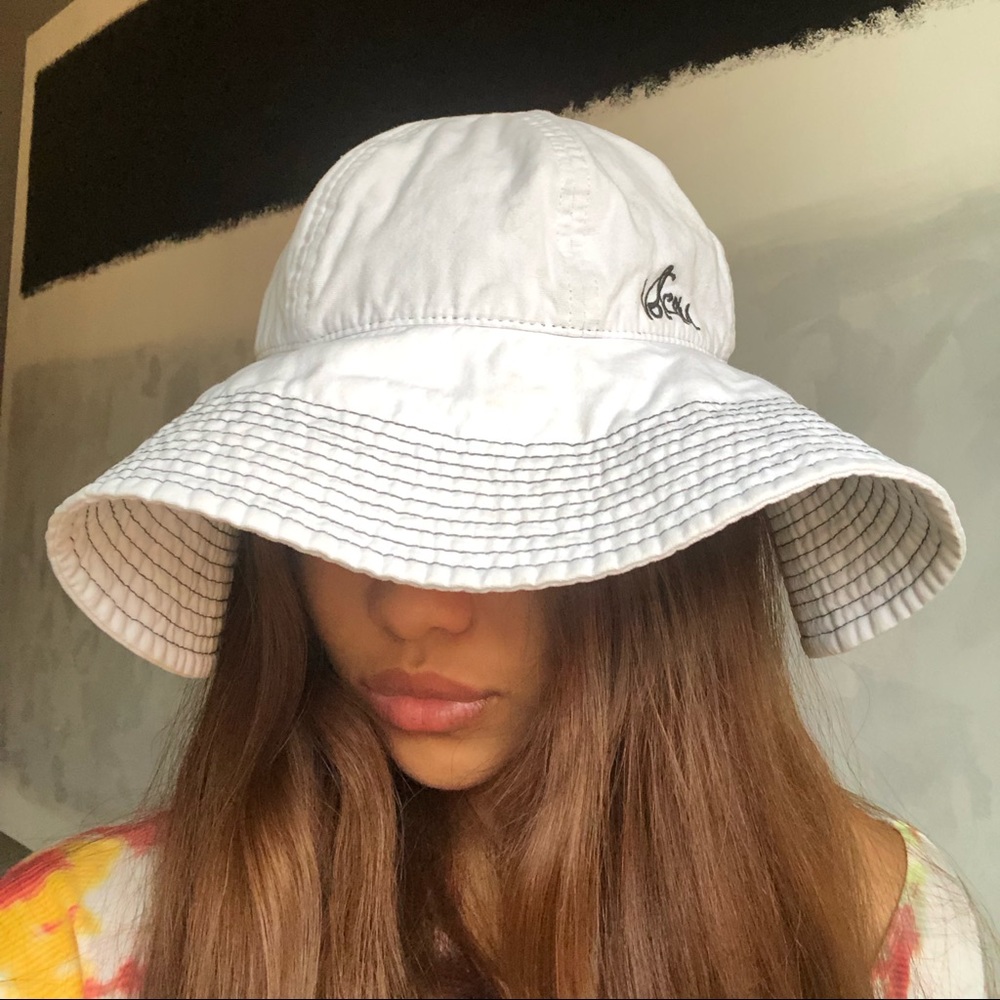 Volcom White Bucket Hat